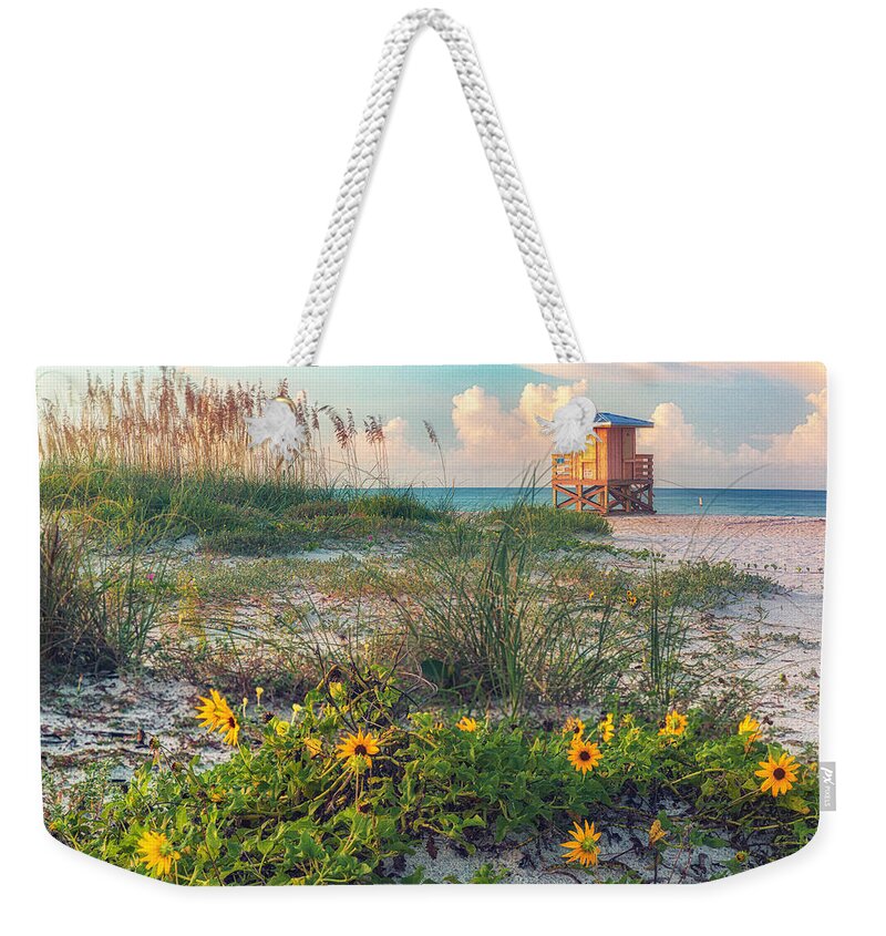 Beach Weekender Tote Bag featuring the photograph Lido Beach by Rod Best