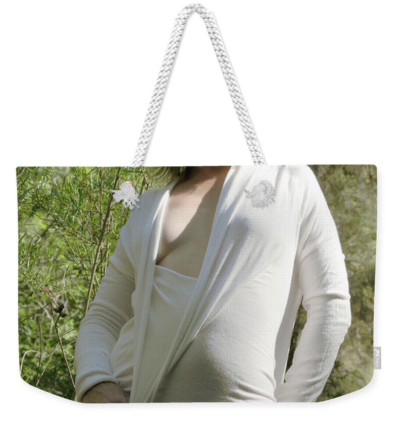 Girl Weekender Tote Bag featuring the photograph Light Washing Over by Robert WK Clark