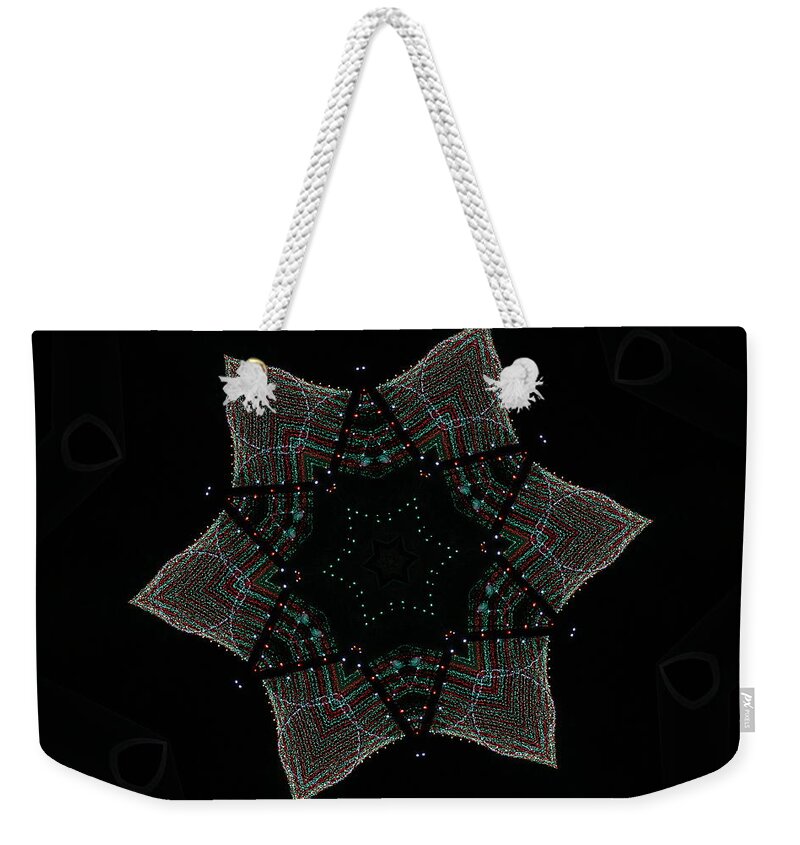 Star Lights Weekender Tote Bag featuring the photograph Lights Within a Star by Colleen Cornelius
