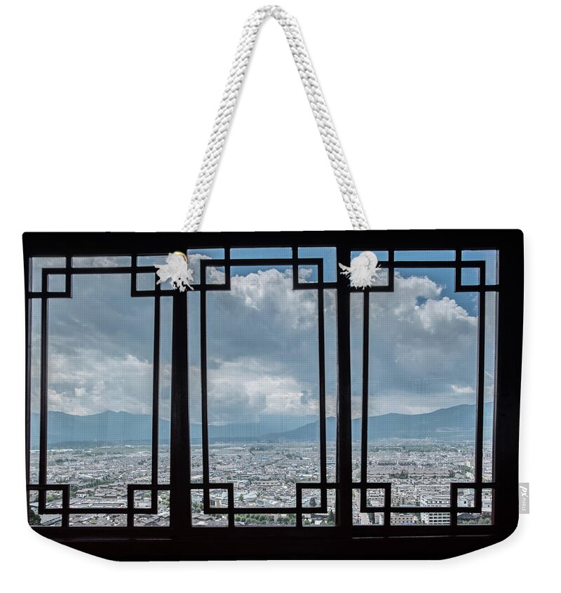 Lijiang Weekender Tote Bag featuring the photograph Lijiang View by Inge Elewaut