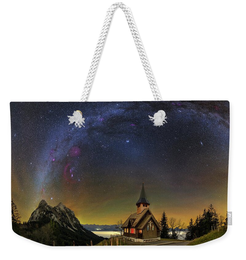 Mountains Weekender Tote Bag featuring the photograph Like a Prayer by Ralf Rohner