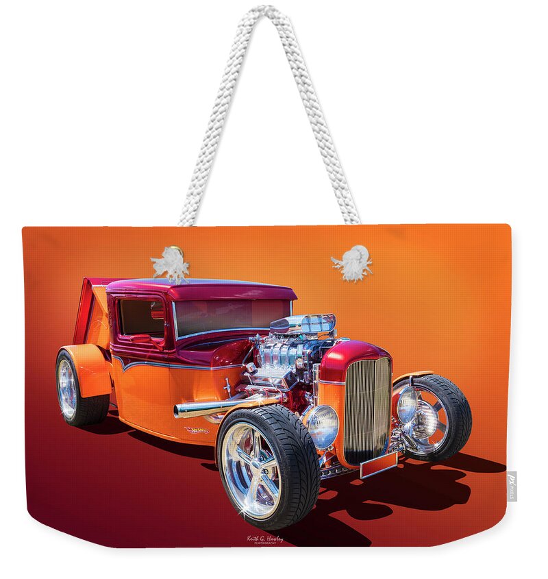 Hotrod Weekender Tote Bag featuring the photograph Lil Tipper by Keith Hawley