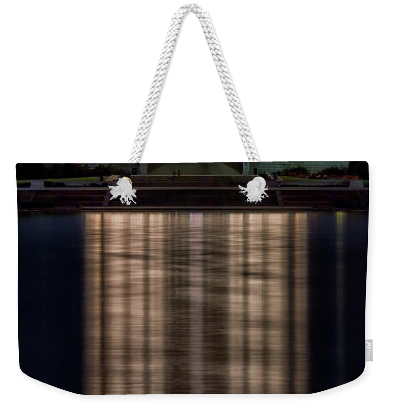 Washington Weekender Tote Bag featuring the photograph Lincoln Memorial by Travis Rogers