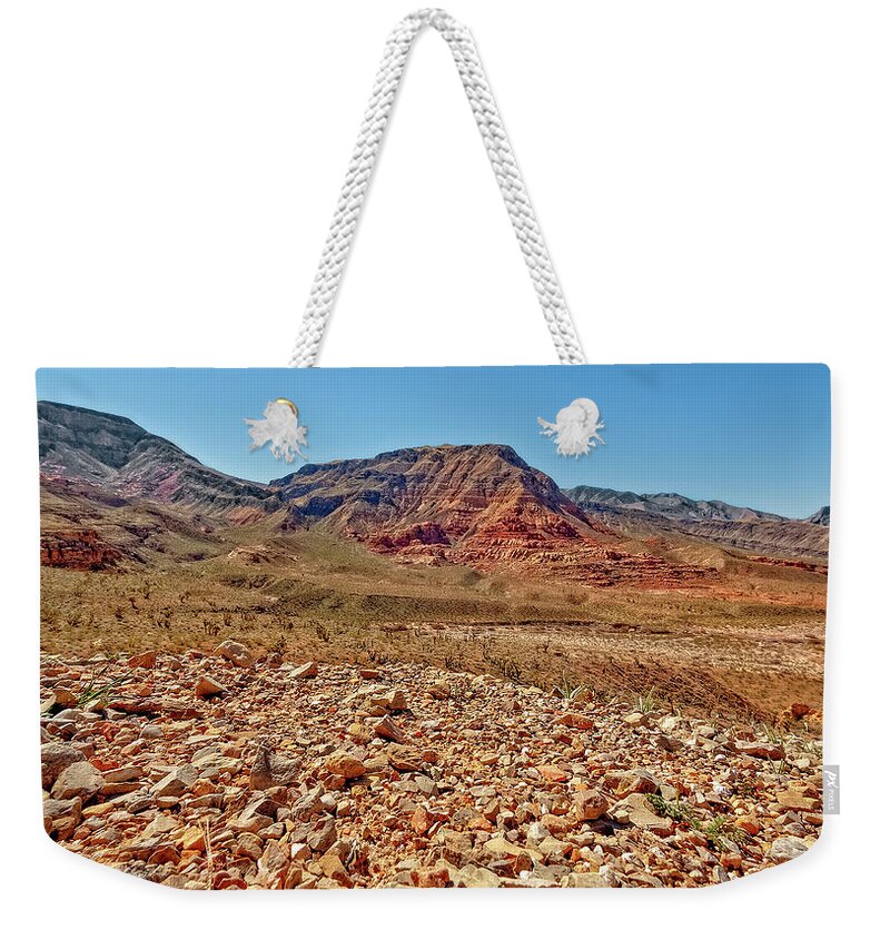 Utah Weekender Tote Bag featuring the photograph Little Rocks to Big Rocks by Christopher Holmes