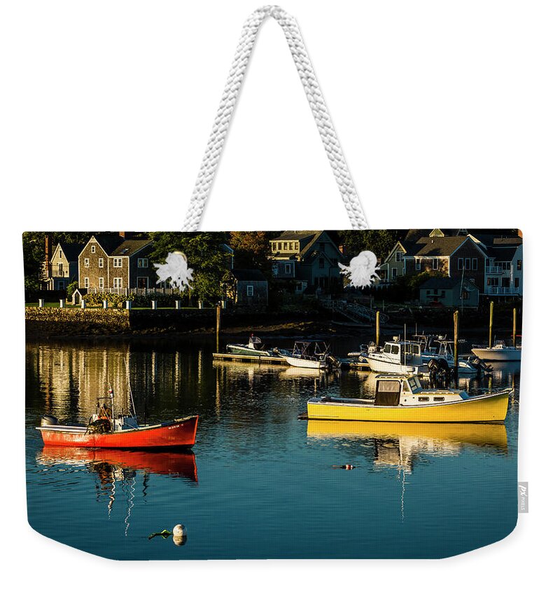 Portsmouth Weekender Tote Bag featuring the photograph Lobster Fishing by Ray Silva
