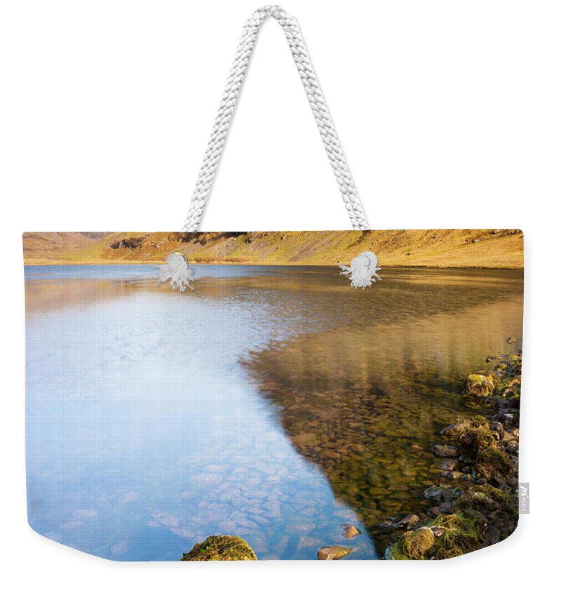 Tranquility Weekender Tote Bag featuring the photograph Loch Achtriochtan by Andrew Sproule