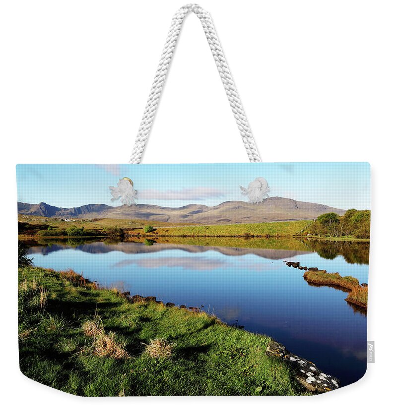 Loch Mealt Weekender Tote Bag featuring the photograph Loch Mealt by Nicholas Blackwell