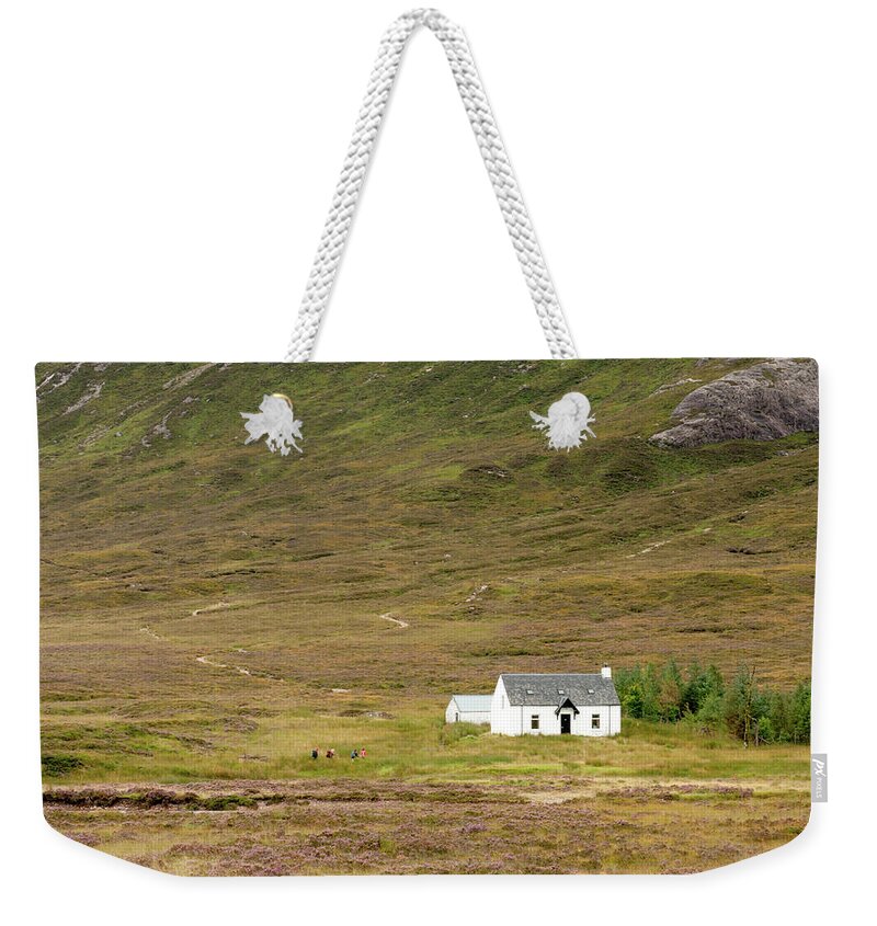 Guesthouse Weekender Tote Bag featuring the photograph Lonely House in Scotland by Michalakis Ppalis