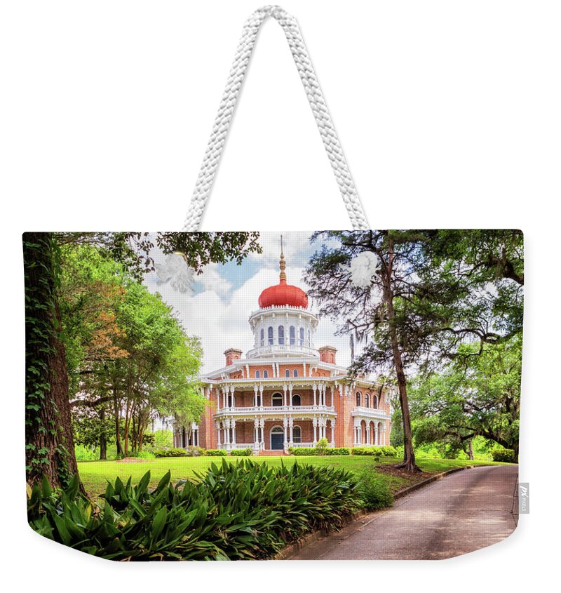 Longwood Weekender Tote Bag featuring the photograph Longwood Panorama by Susan Rissi Tregoning