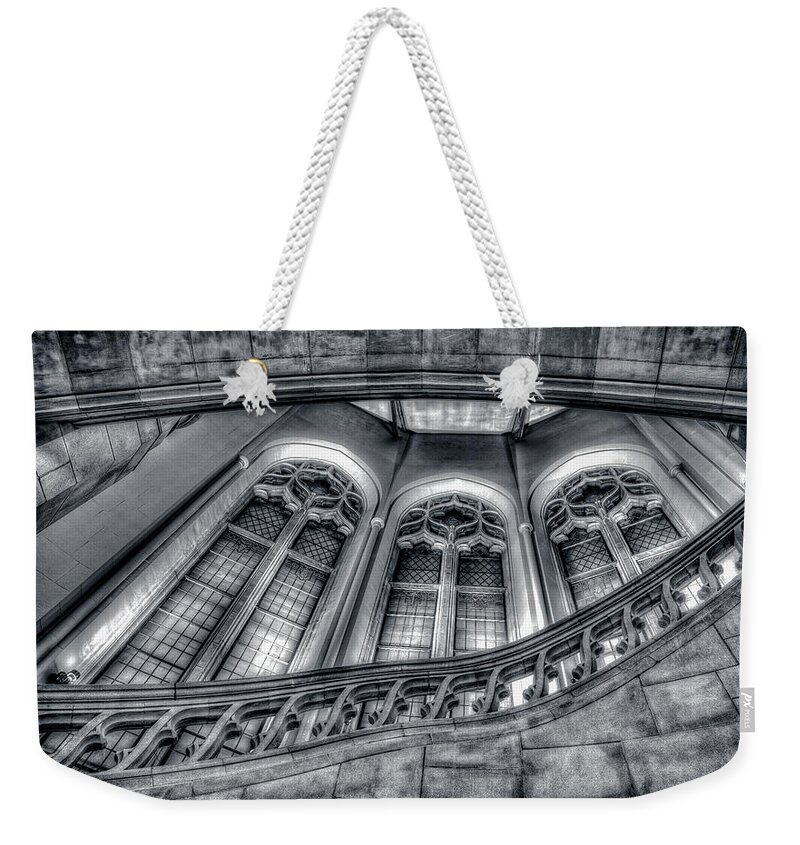 Windows Weekender Tote Bag featuring the photograph Look Up by Judi Kubes