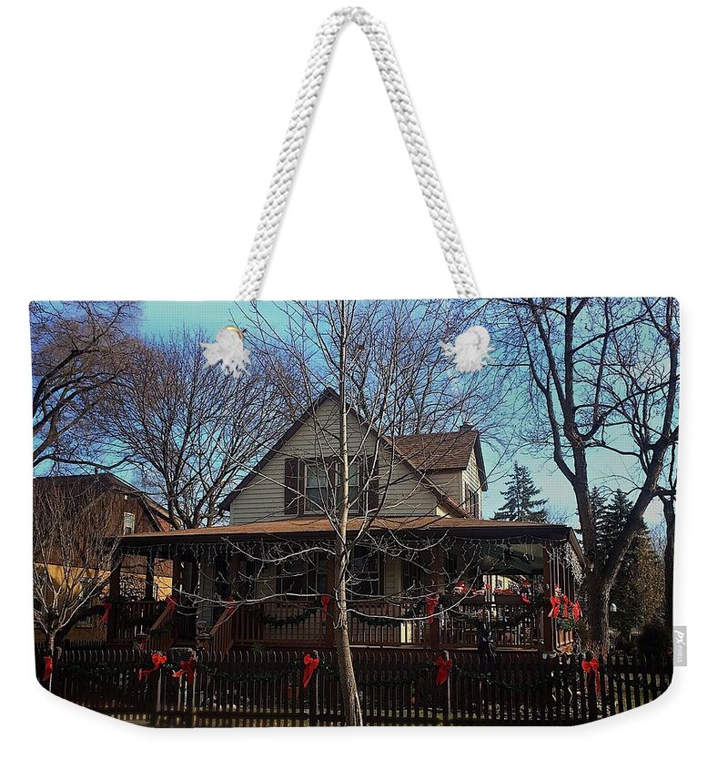 Documentary Weekender Tote Bag featuring the photograph Looking Like Christmas by Frank J Casella