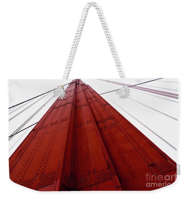 California Weekender Tote Bag featuring the photograph Looking up by Hanna Tor