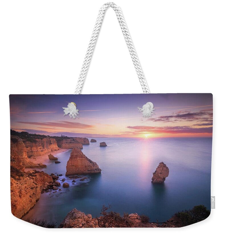 Adam West Weekender Tote Bag featuring the photograph When The Dawn Breaks by Adam West