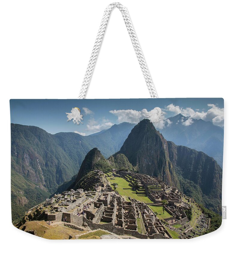 Steps Weekender Tote Bag featuring the photograph Machu Picchu, Peru, World Heritage Site by John & Lisa Merrill