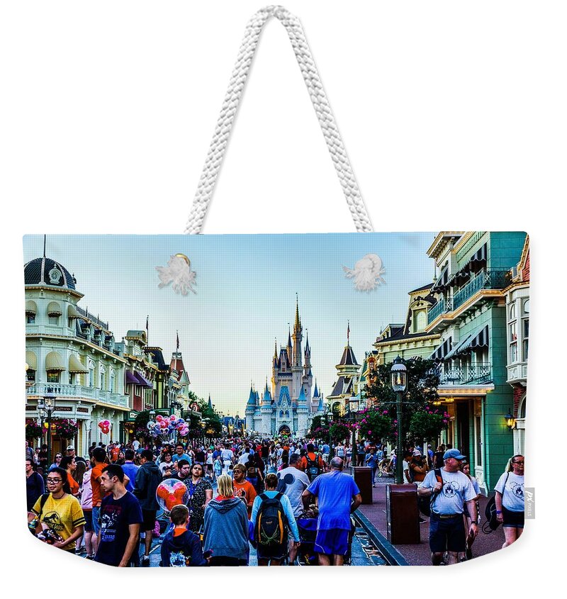  Weekender Tote Bag featuring the photograph Main Street USA 1 by Rodney Lee Williams