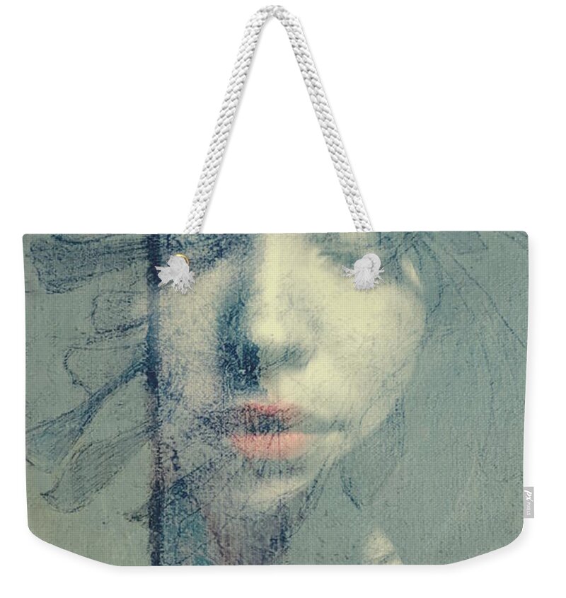 Love Weekender Tote Bag featuring the mixed media Make It With You by Paul Lovering