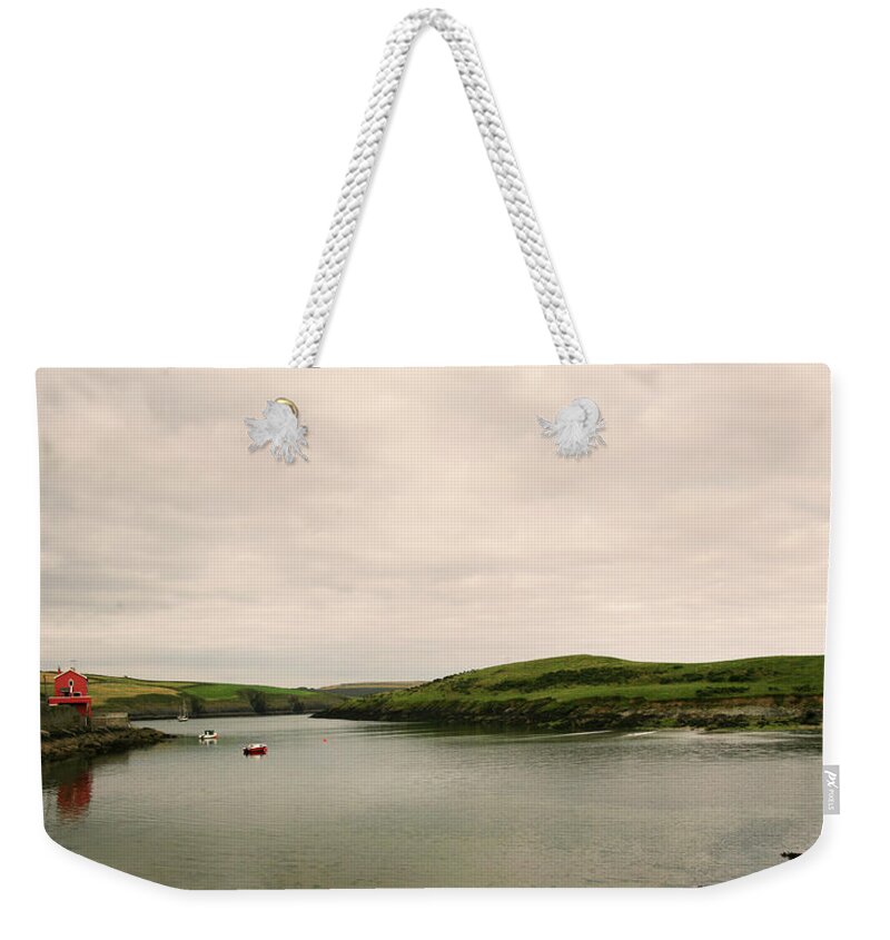 Tranquility Weekender Tote Bag featuring the photograph Maritime View In Ireland by David Epperson