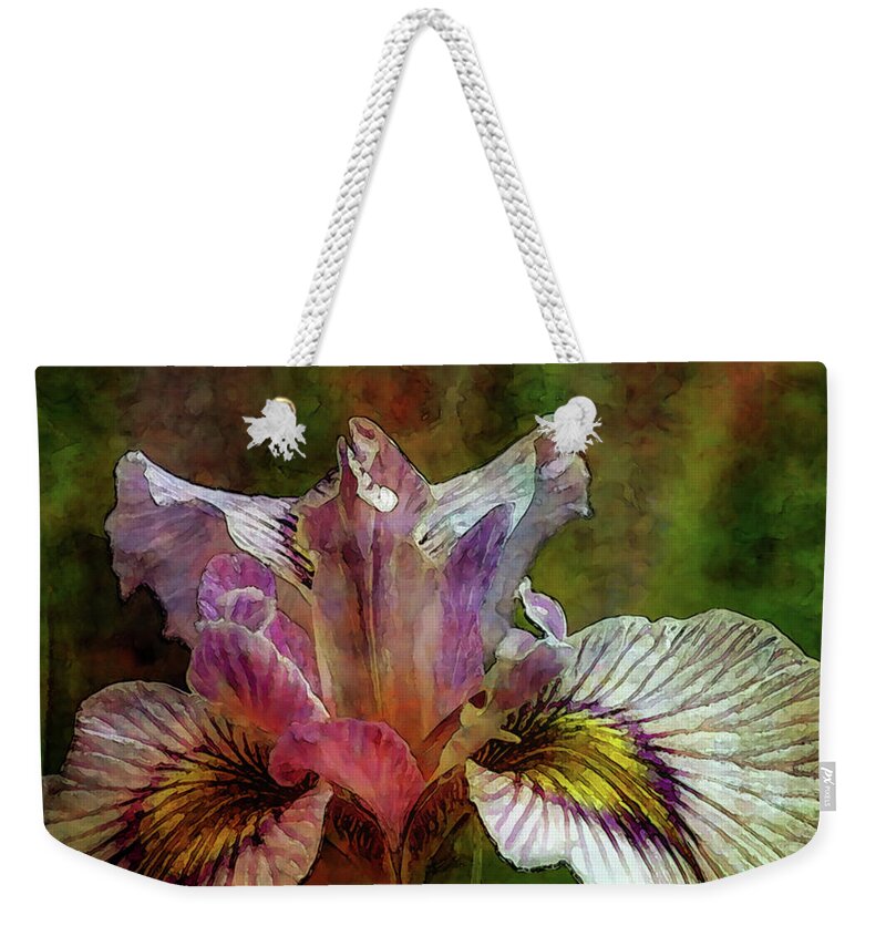 Impressionist Weekender Tote Bag featuring the photograph Marsh Iris 1784 IDP_2 by Steven Ward