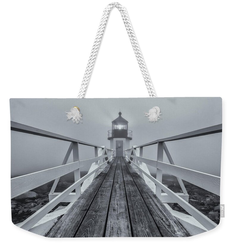 Marshall Point Light Weekender Tote Bag featuring the photograph Marshall Point Lighthouse by Rob Davies