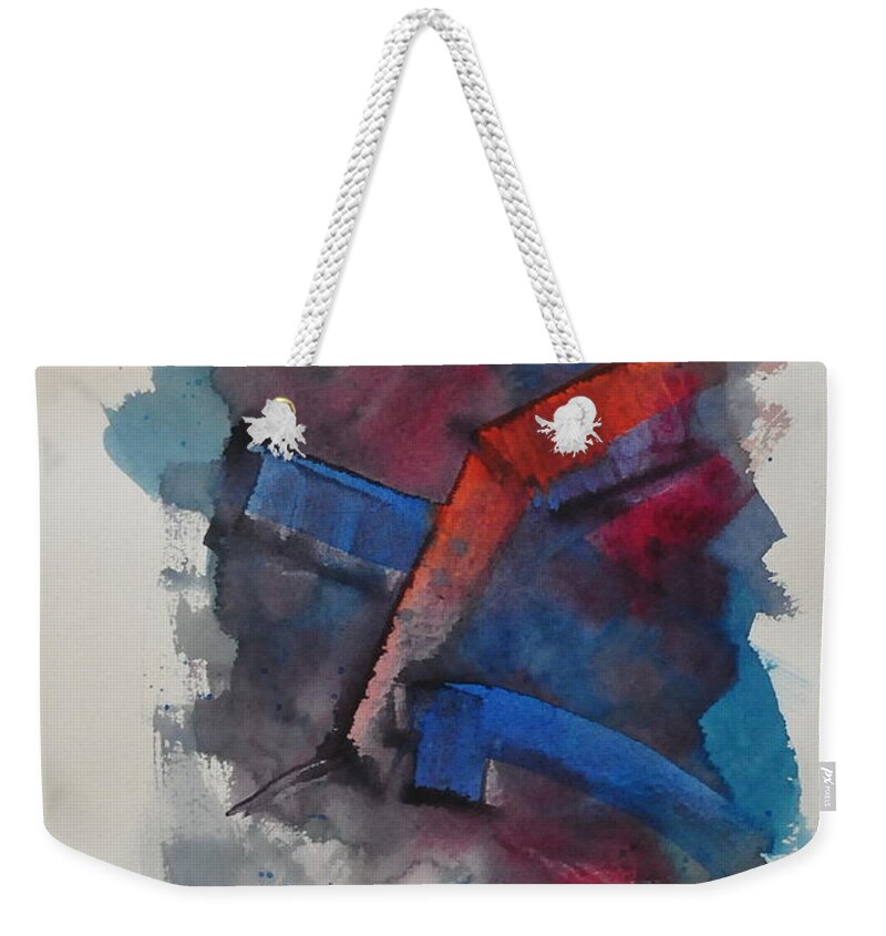 Abstract Weekender Tote Bag featuring the painting Martha's Disgrace by John W Walker