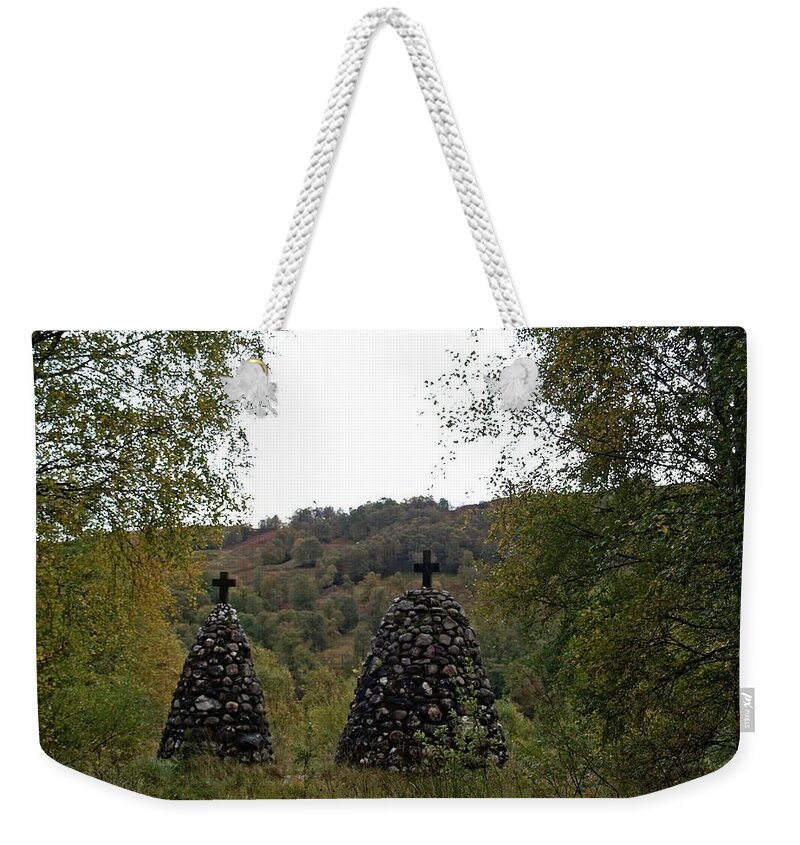Solid Scenics Weekender Tote Bag featuring the photograph Memorials by Martin Smith