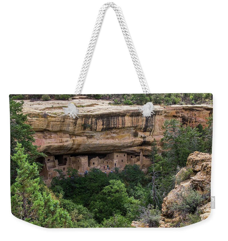 Strutures Weekender Tote Bag featuring the photograph Mesa Verde National Park - 7733 by Jerry Owens
