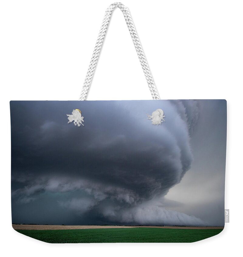 Mesocyclone Weekender Tote Bag featuring the photograph Mesocyclone by Wesley Aston
