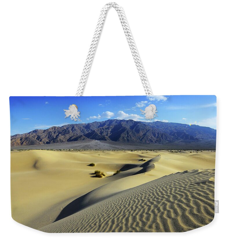 Scenics Weekender Tote Bag featuring the photograph Mesquite Flat Sand Dunes by Ignacio Palacios