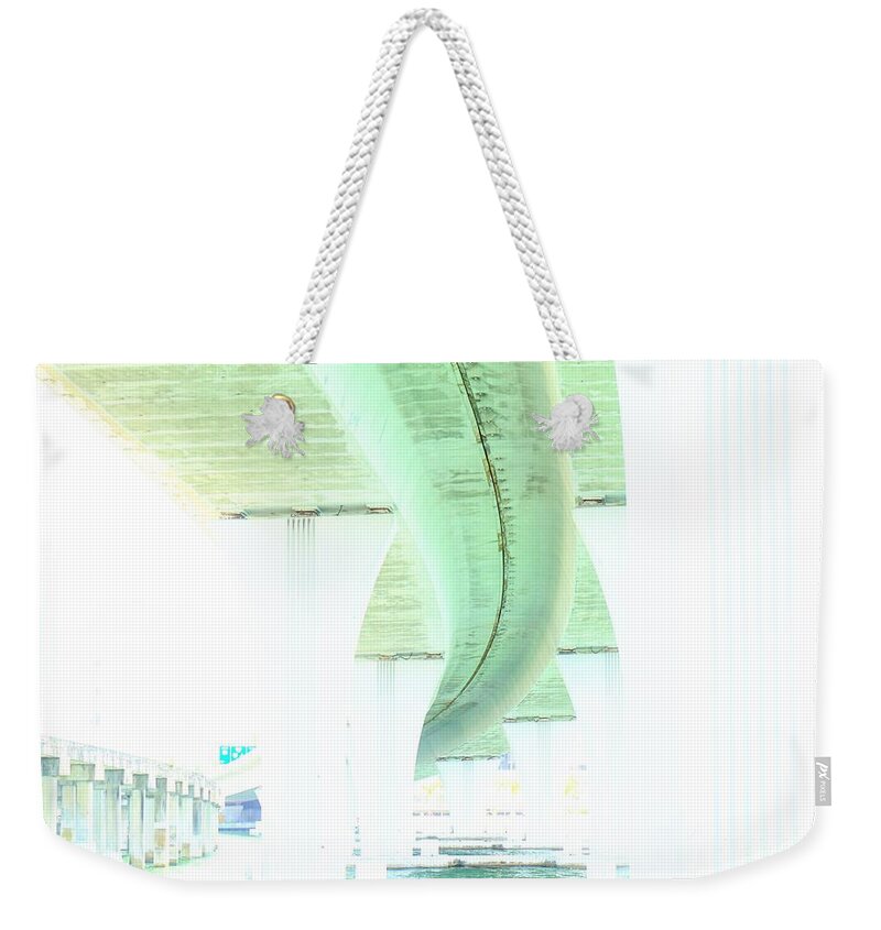 Miami Weekender Tote Bag featuring the photograph Miami Bridge by Merle Grenz