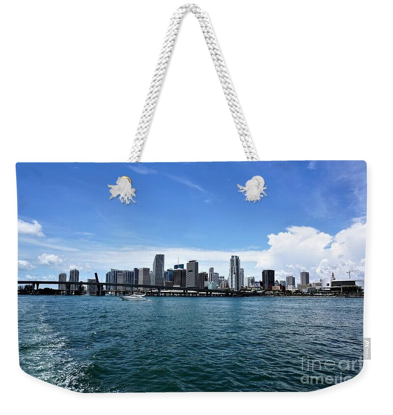 Miami Weekender Tote Bag featuring the photograph Miami1 by Merle Grenz