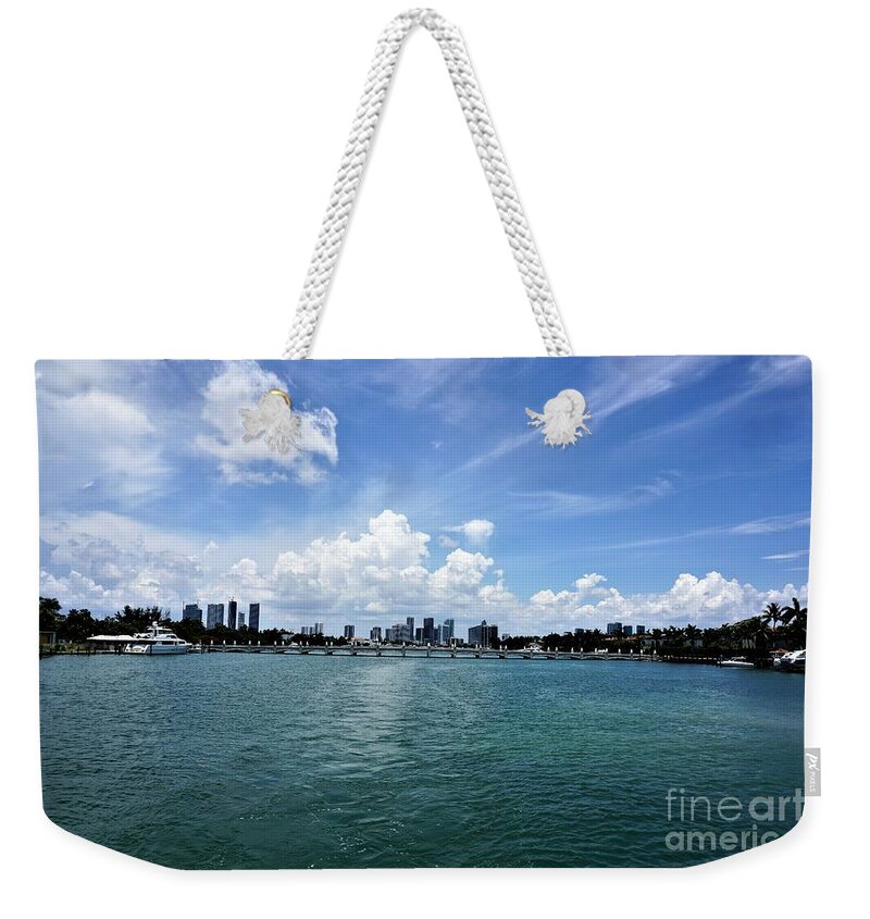 Miami Weekender Tote Bag featuring the photograph Miami7 by Merle Grenz