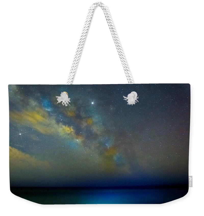 Florida Weekender Tote Bag featuring the photograph Milky Way by Richard Gehlbach