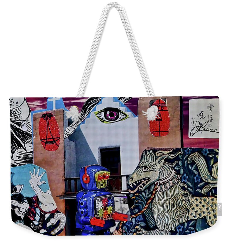 Imagination Weekender Tote Bag featuring the painting Mind's Eye by Joan Reese