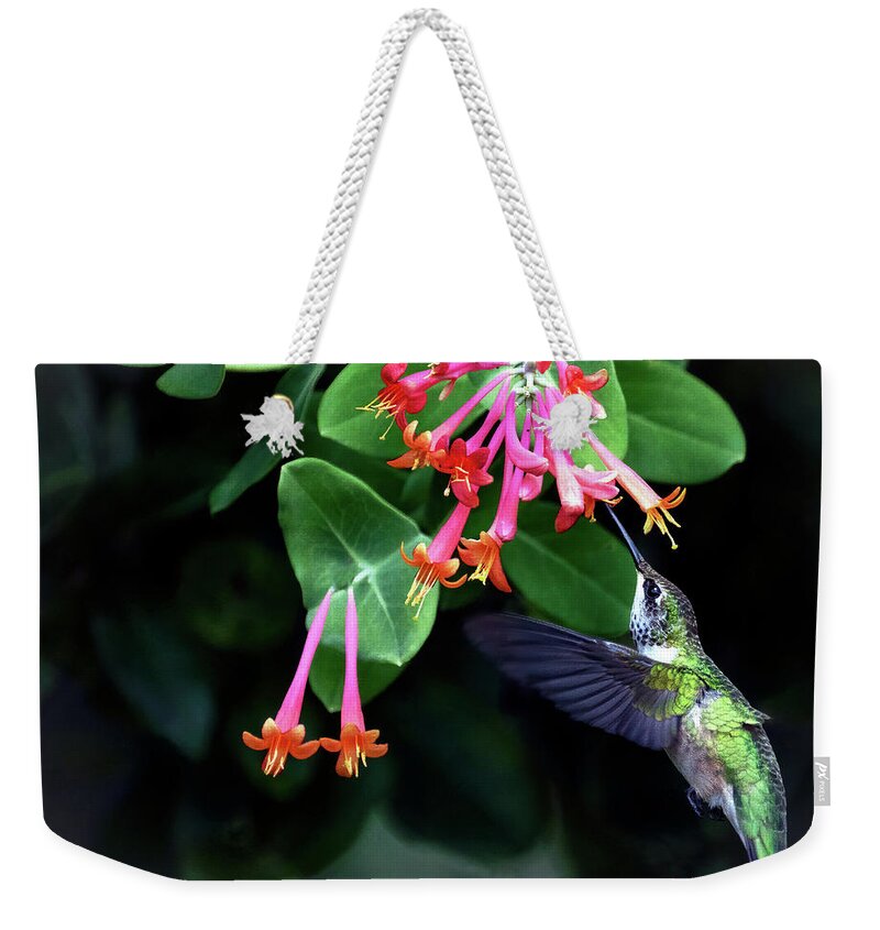 Bird Weekender Tote Bag featuring the photograph Mission Sweetness by Art Cole