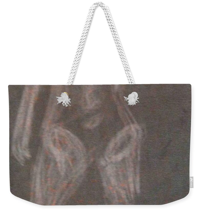  Weekender Tote Bag featuring the drawing model named Helene four by AJ Brown