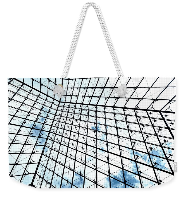 Ceiling Weekender Tote Bag featuring the photograph Modern Architecture by Bertlmann