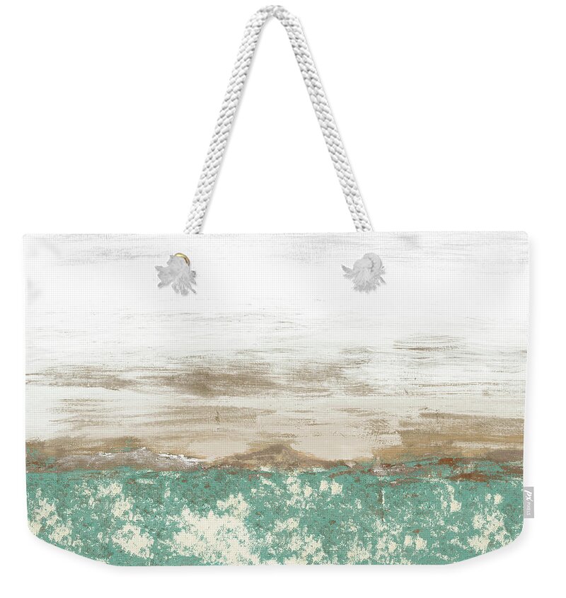 Bright Weekender Tote Bag featuring the painting Modern Landscape Abstract by Lanie Loreth