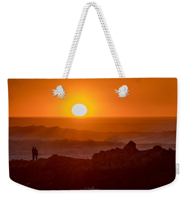 Sunset Weekender Tote Bag featuring the photograph Moment of Wonderment by Derek Dean