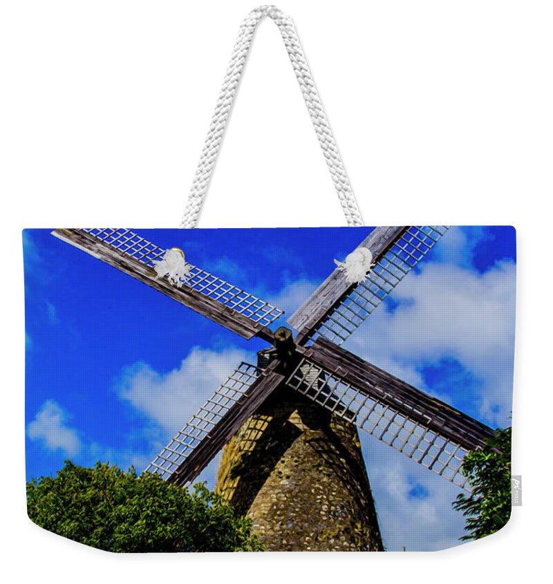 Windmill Weekender Tote Bag featuring the photograph Morgan Lewis Mill by Stuart Manning