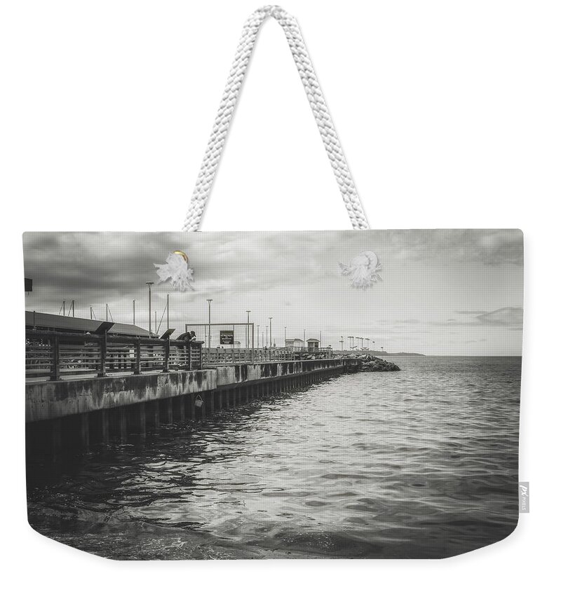 Sea Weekender Tote Bag featuring the photograph Morning Fog by Anamar Pictures