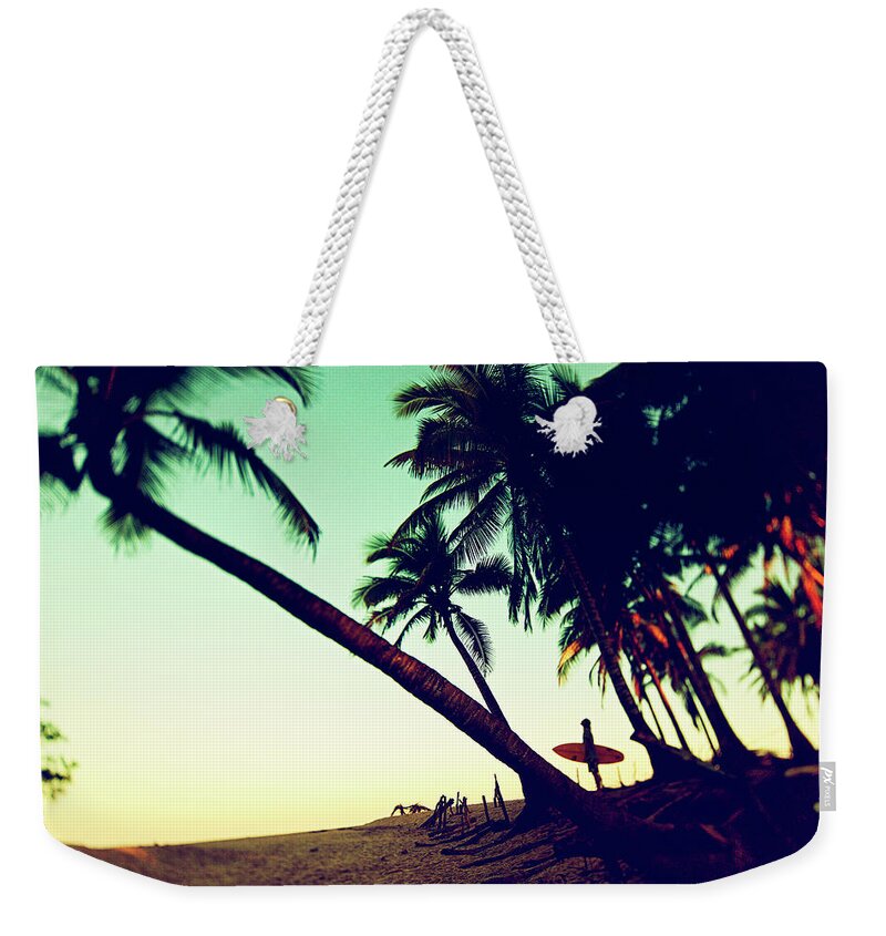 Surfing Weekender Tote Bag featuring the photograph Morning Gaze by Nik West