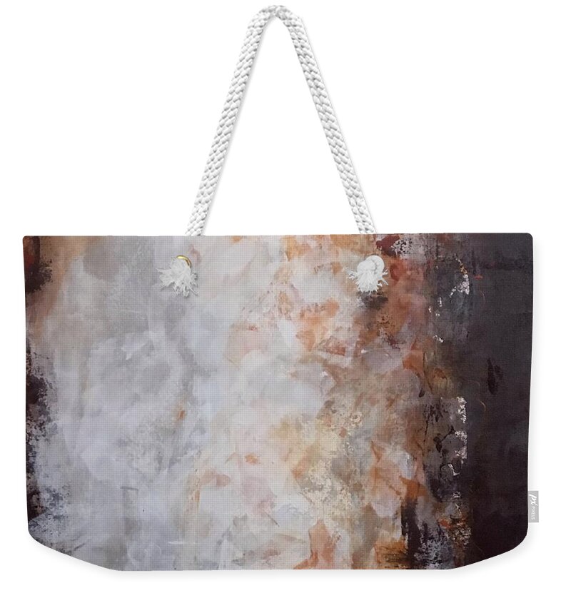 Abstract Weekender Tote Bag featuring the painting Morning Watch by Suzzanna Frank