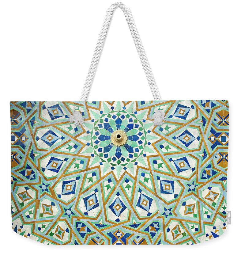 Mosque Weekender Tote Bag featuring the photograph Mosquée Hassan II by Uygar Ozel