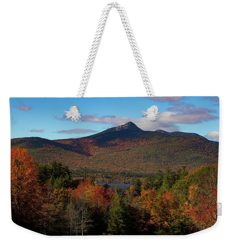 Chocorua Fall Colors Weekender Tote Bag featuring the photograph Mount Chocorua New Hampshire by Jeff Folger