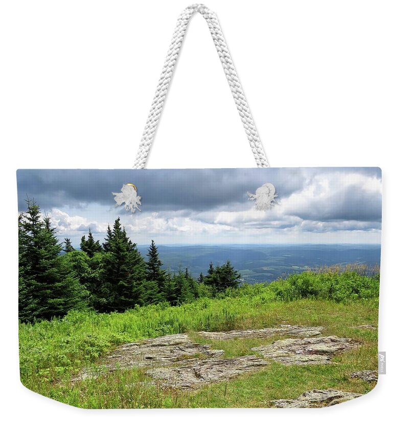 Mount Greylock Weekender Tote Bag featuring the photograph Mount Greylock Landscape by Connor Beekman