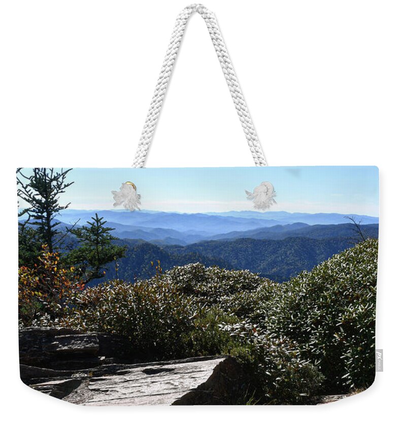 Mount Leconte Weekender Tote Bag featuring the photograph Mount LeConte 10 by Phil Perkins
