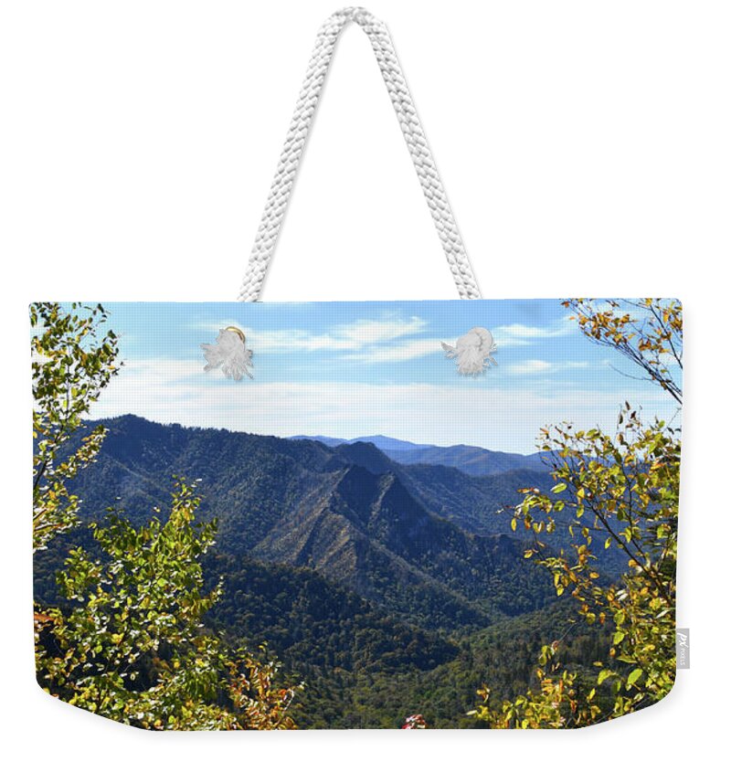 Mount Leconte Weekender Tote Bag featuring the photograph Mount LeConte 6 by Phil Perkins