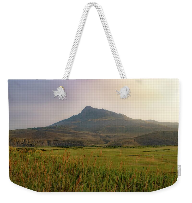 Mountain Weekender Tote Bag featuring the photograph Mountain Sunrise by Nicole Lloyd