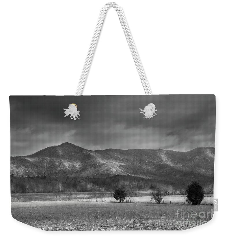 Smoky Mountains Weekender Tote Bag featuring the photograph Mountain Weather by Mike Eingle