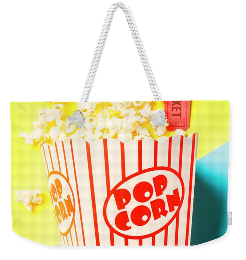Movies Weekender Tote Bag featuring the photograph Movie motion picture by Jorgo Photography